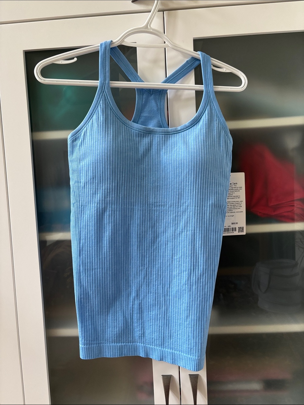 Lululemon Ebb To Street Tank SZ 8 Aero Blue NWT💙💙💙